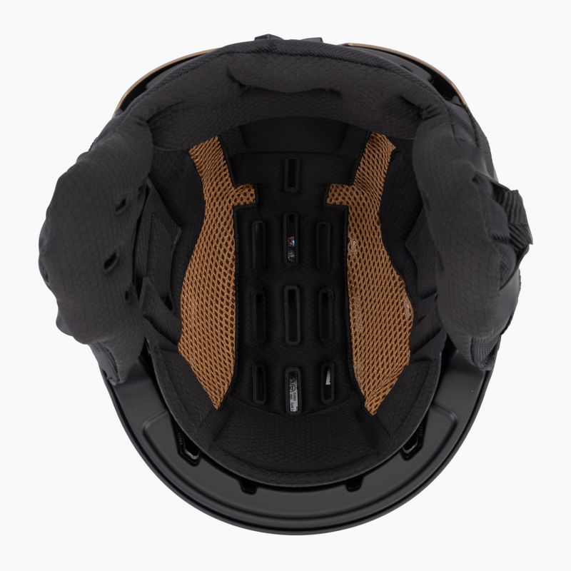 UVEX Stance MIPS ski helmet black/brown matt 5