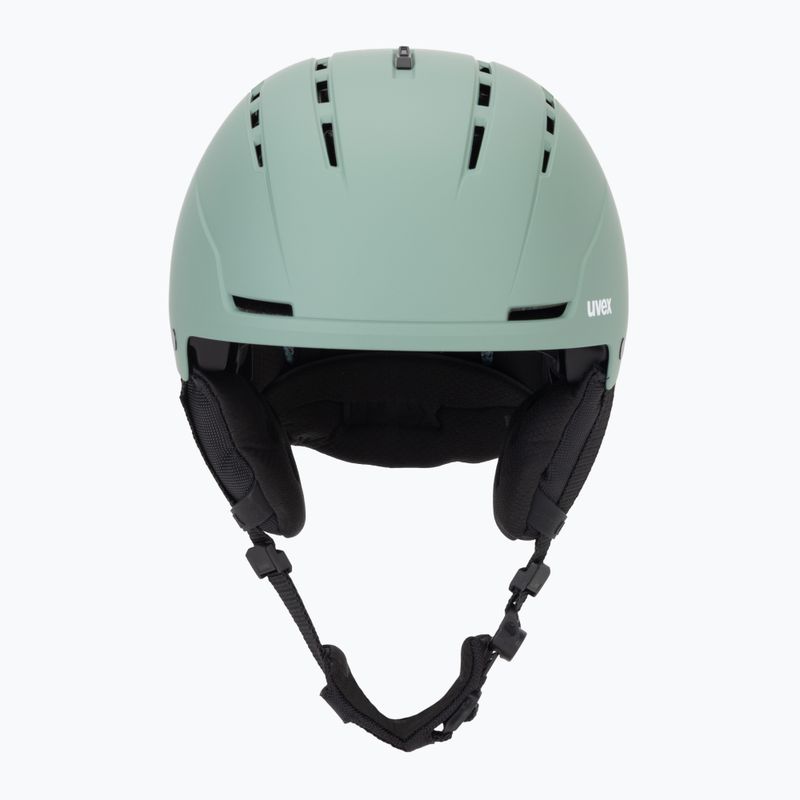 UVEX Stance MIPS ski helmet oxid green/black matt 2