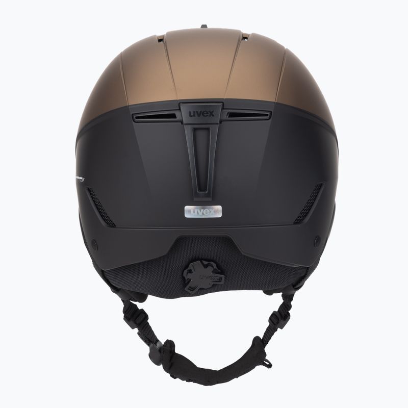 Ski helmet UVEX Stance brown/black matt 4