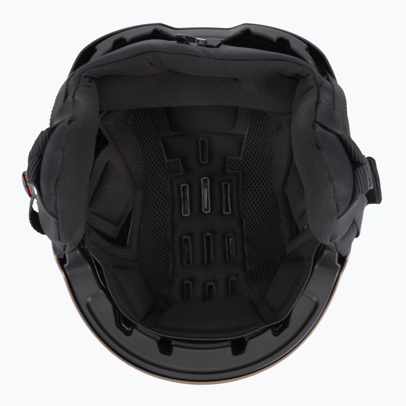 Ski helmet UVEX Stance brown/black matt 5