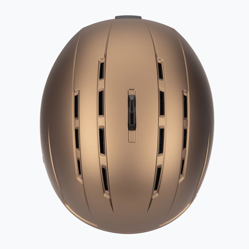 Ski helmet UVEX Stance brown/black matt 6
