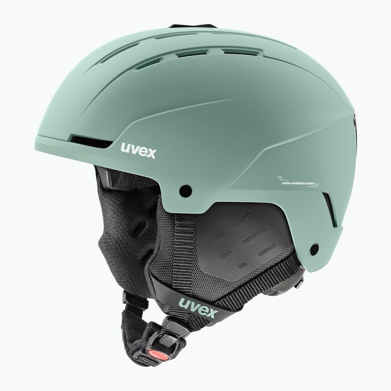 Ski helmet UVEX Stance oxid green matt