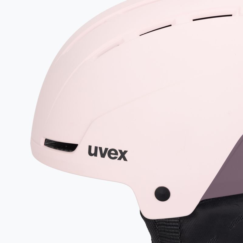 Ski helmet UVEX Stance powder/plum matt 7
