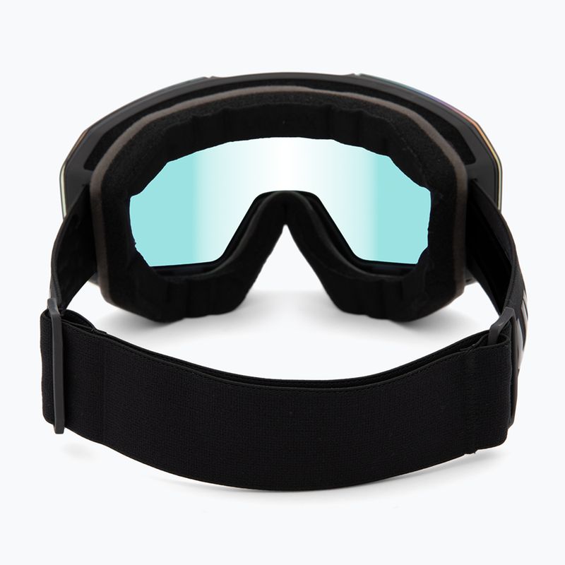 UVEX Evidnt Attract V ski goggles + case black matt/mirror rainbow clear 4