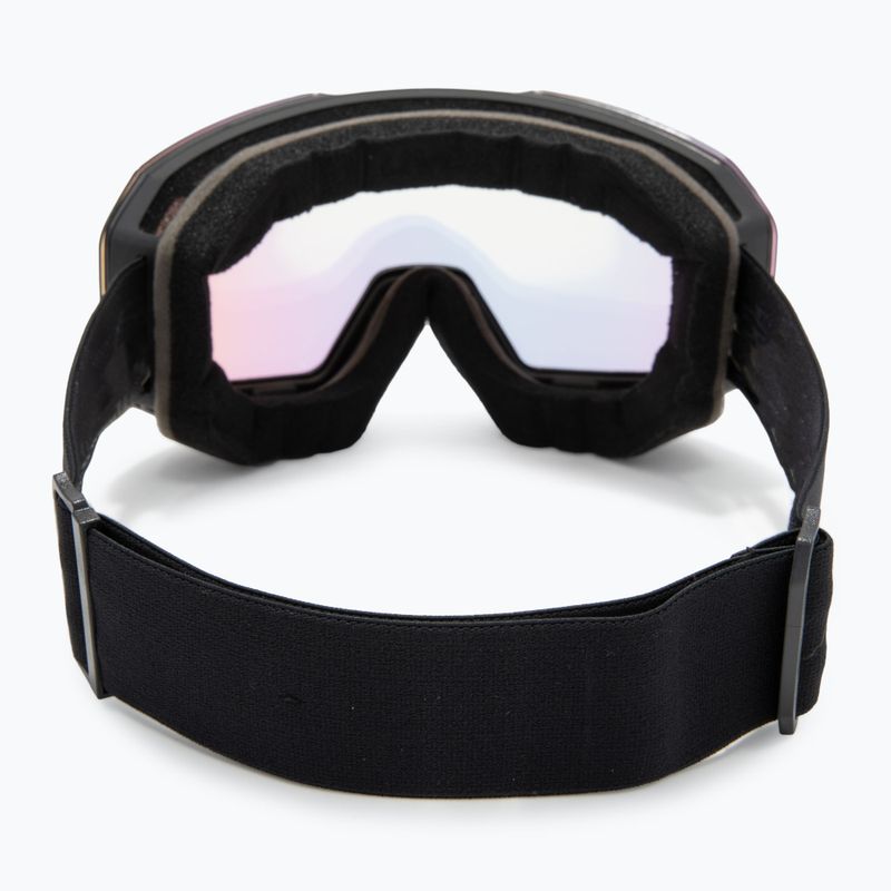 Ski goggles UVEX Evidnt Attract V + case black matt/mirror green clear/yellow 4