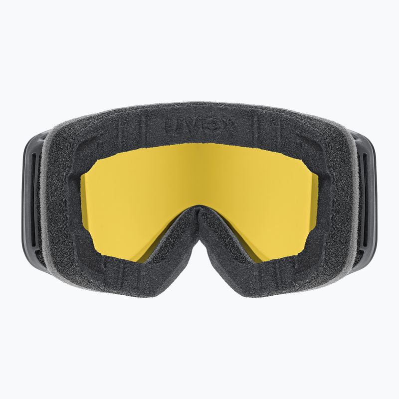 UVEX children's ski goggles Pwdr FM black matt/mirror green yellow clear 3