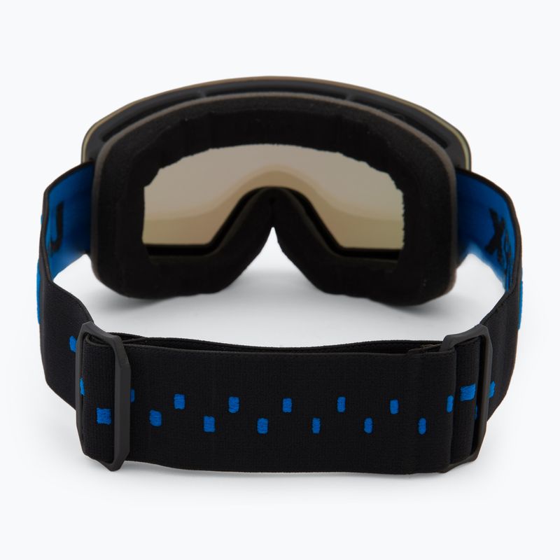UVEX children's ski goggles Pwdr FM black matt/mirror blue smoke clear 3