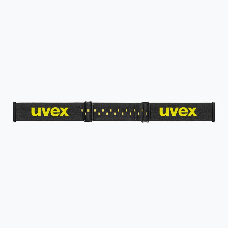 UVEX children's ski goggles Pwdr FM black matt/mirror yellow green clear 5