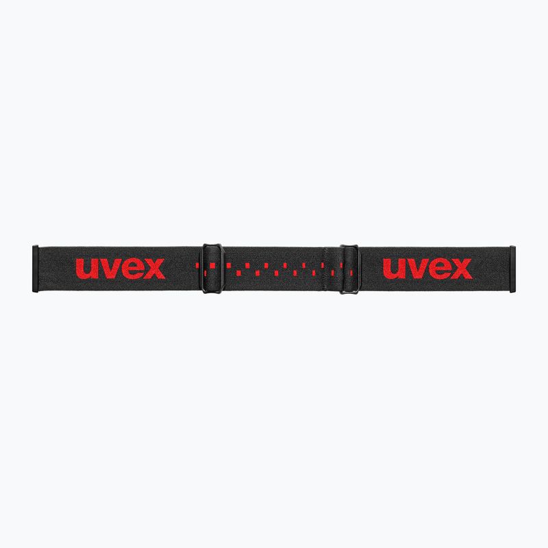 UVEX children's ski goggles Pwdr FM black matt/mirror red orange clear 4