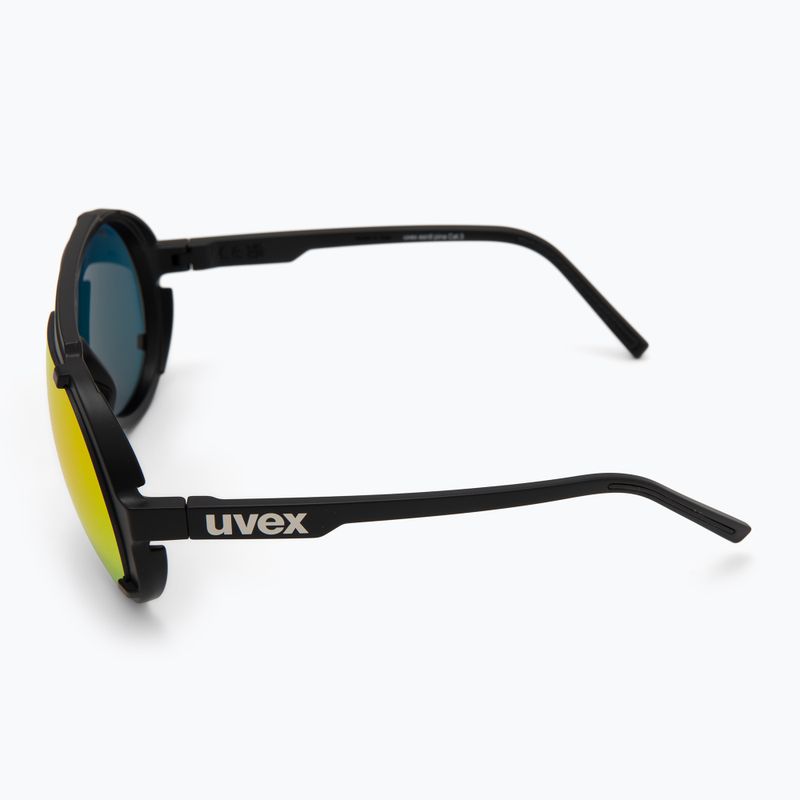 UVEX sunglasses Esntl Pina black matt/mirror red 4