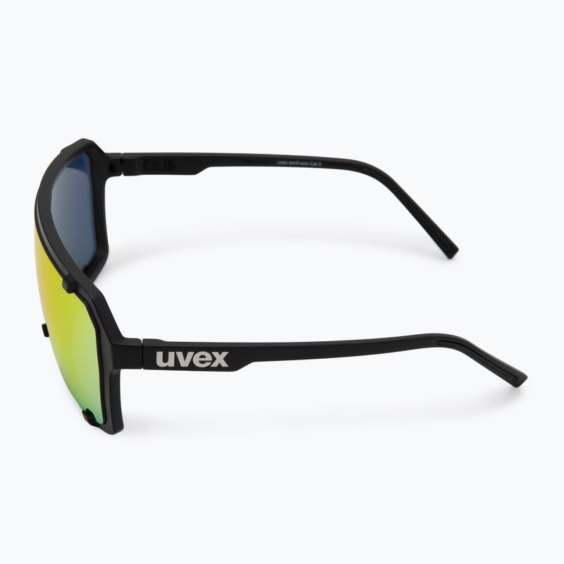UVEX sunglasses Esntl Epic black matt/mirror red 4