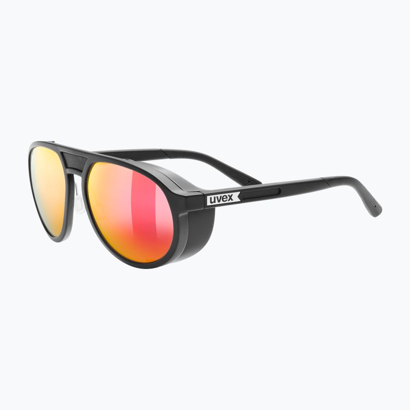 UVEX sunglasses MTN Classic Pure black matt/mirror red