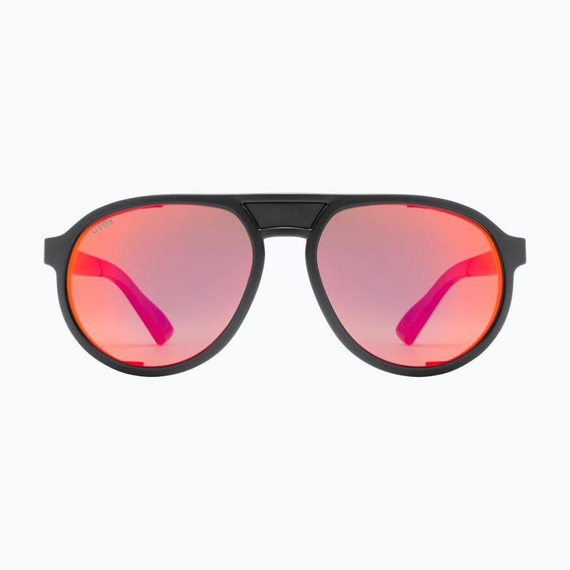 UVEX sunglasses MTN Classic Pure black matt/mirror red 2