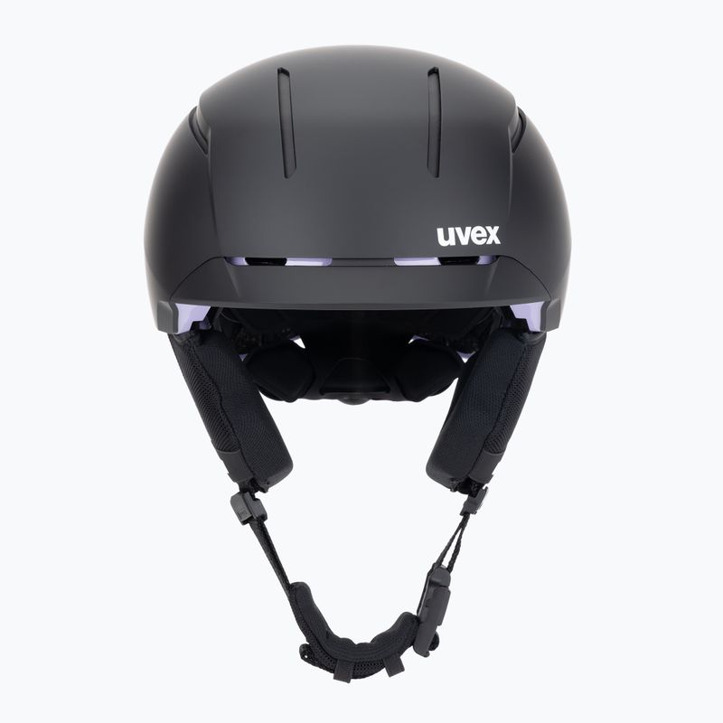 Ski helmet UVEX Levitate MIPS black/lavender matt 2