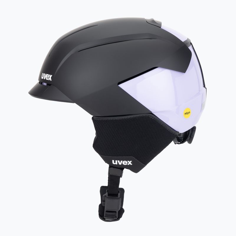 Ski helmet UVEX Levitate MIPS black/lavender matt 3