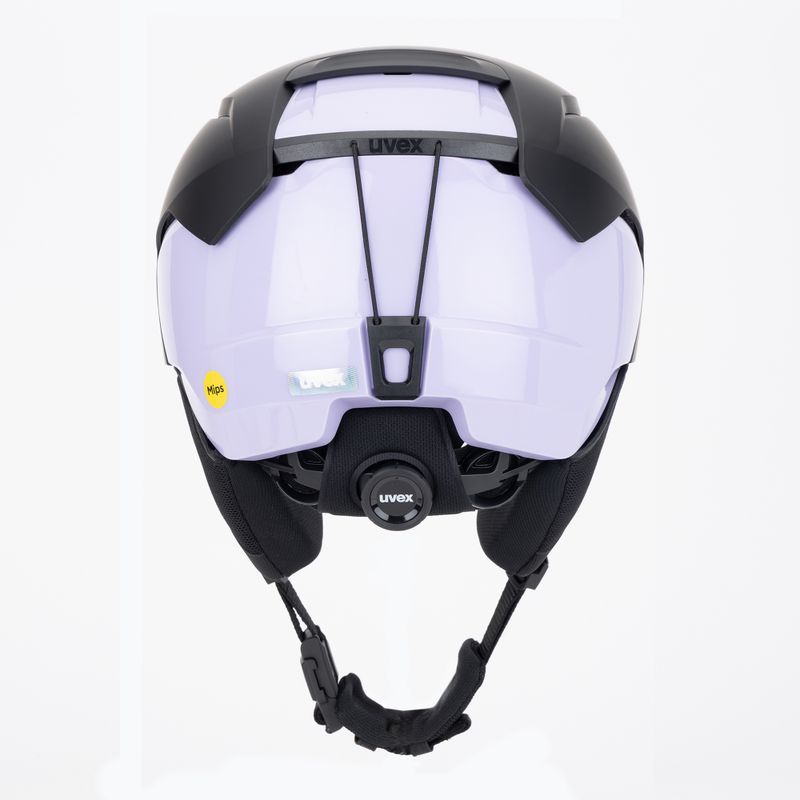 Ski helmet UVEX Levitate MIPS black/lavender matt 4