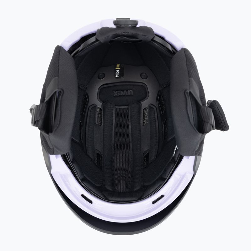 Ski helmet UVEX Levitate MIPS black/lavender matt 5
