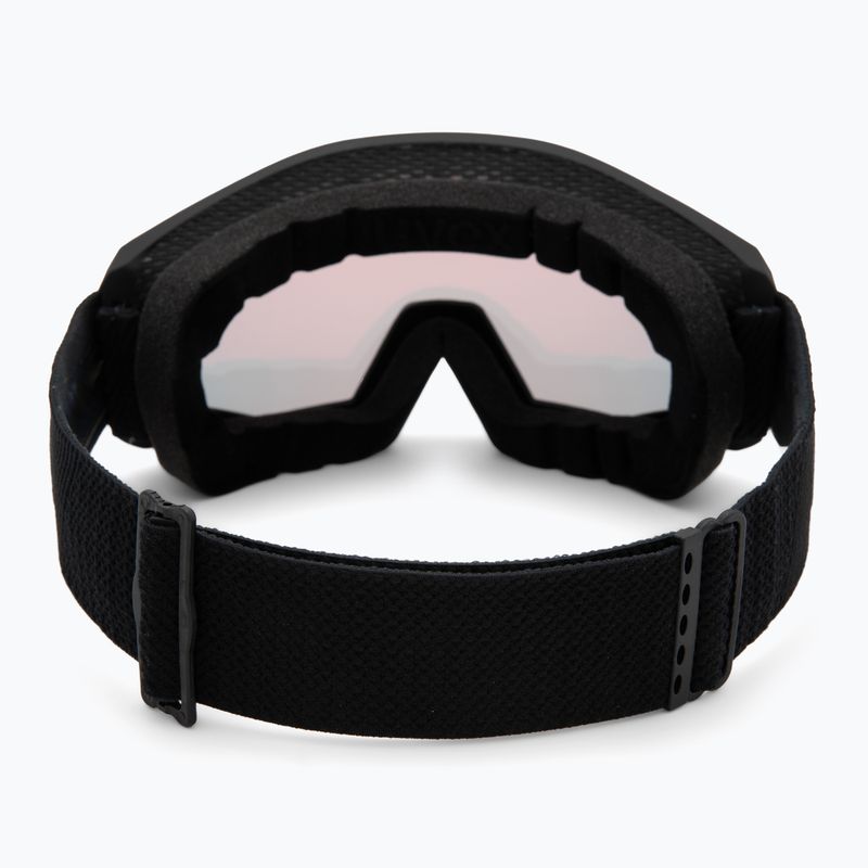 Ski goggles UVEX Athletic V black matt/red-clear 3