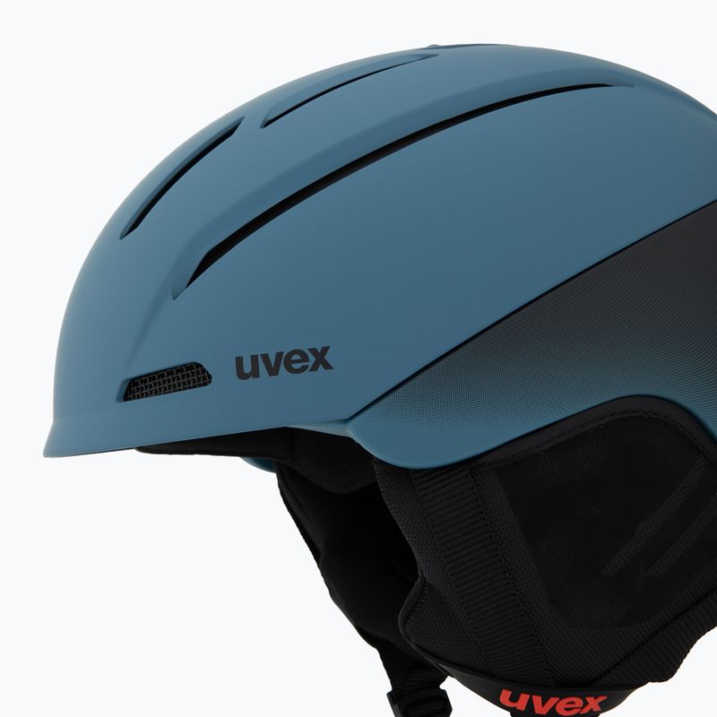 Ski helmet UVEX Gravitate stone blue/grad black matt 7