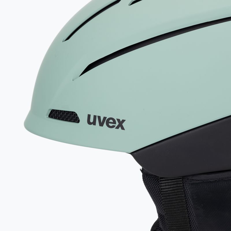 Ski helmet UVEX Gravitate oxid green/black matt 7