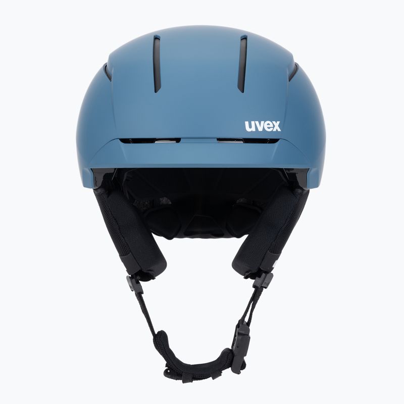 Ski helmet UVEX Levitate MIPS stone blue/black matt 2