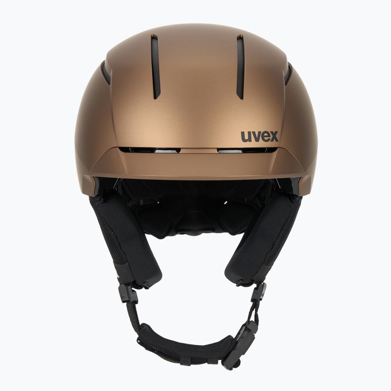Ski helmet UVEX Levitate MIPS brown/black matt 2