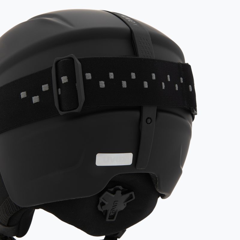 Children's ski helmet UVEX Viti Set + goggles Speedy Pro black matt/mirror green/yellow/clear 7