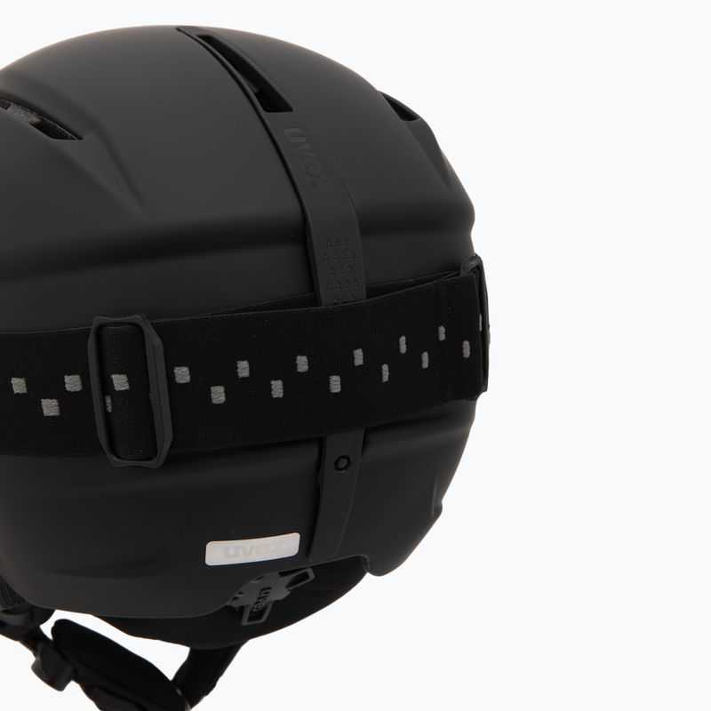 Children's ski helmet UVEX Viti Set + goggles Speedy Pro black matt/mirror green/yellow/clear 9