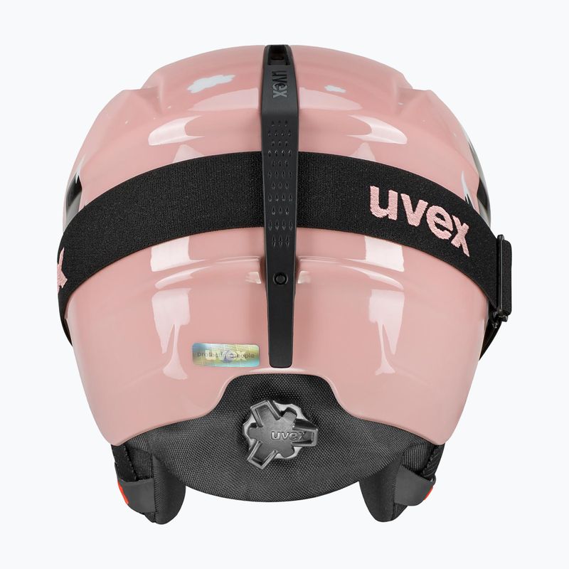 Children's ski helmet UVEX Viti Set + goggles Speedy Pro pink penguin/lasergold lite 3