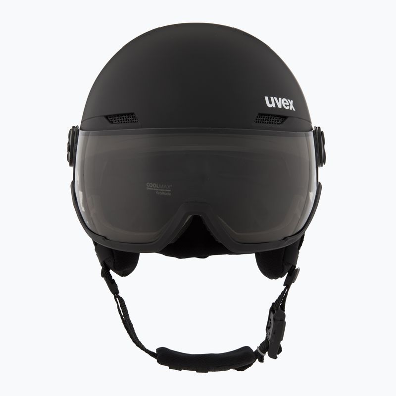 Ski helmet UVEX Wanted Visor Pro V black matte 2