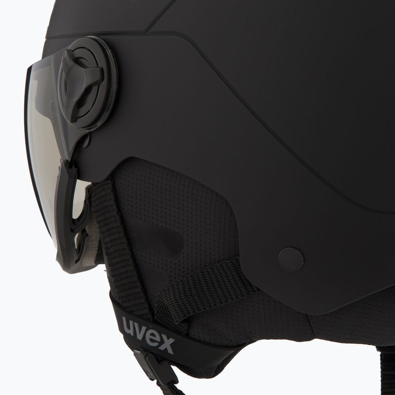 Ski helmet UVEX Wanted Visor Pro V black matte 8