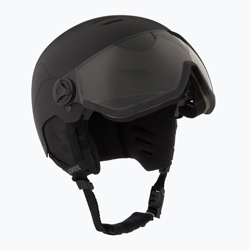 Ski helmet UVEX Wanted Visor Pro V black matte 10