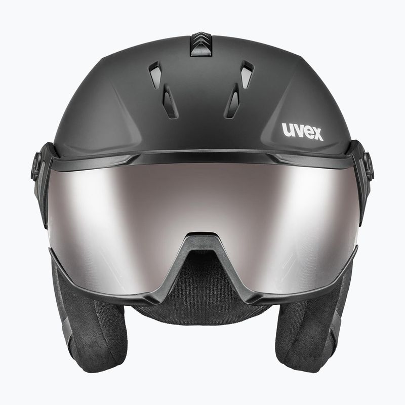 Ski helmet UVEX Wanted Visor Pro V black matte 3