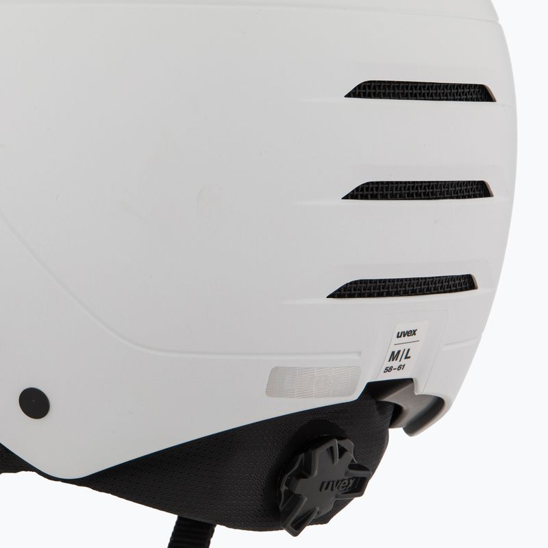 Ski helmet UVEX Wanted Visor Pro V white matt 7
