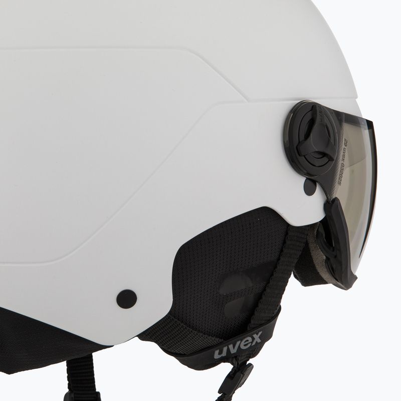 Ski helmet UVEX Wanted Visor Pro V white matt 8