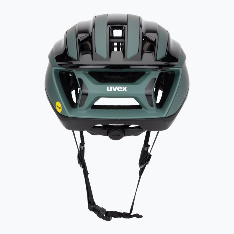 UVEX Surge Aero MIPS bike helmet black/sage green matt 4
