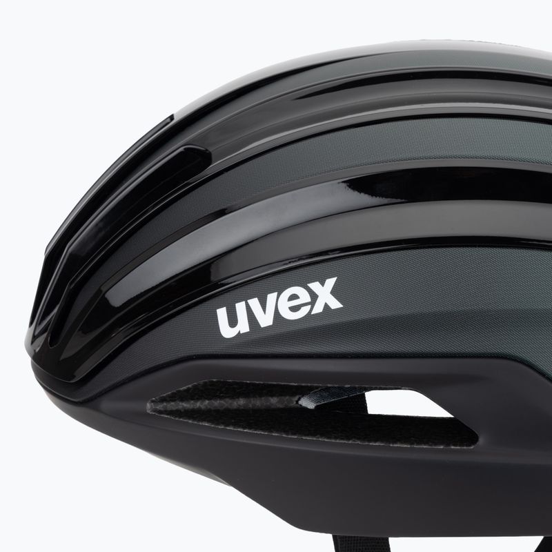 UVEX Surge Aero MIPS bike helmet black/sage green matt 7