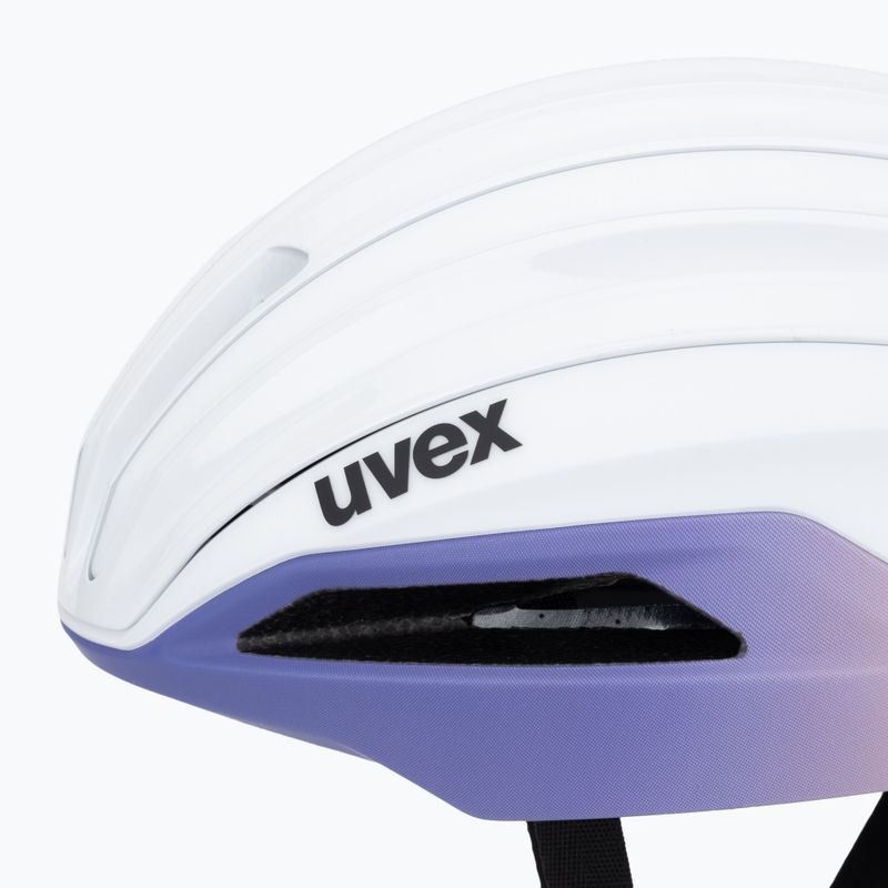UVEX Surge Aero MIPS bike helmet white/lilac apricot matt 7