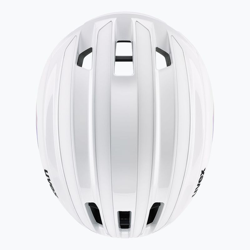 UVEX Surge Aero MIPS bike helmet white/lilac apricot matt 9