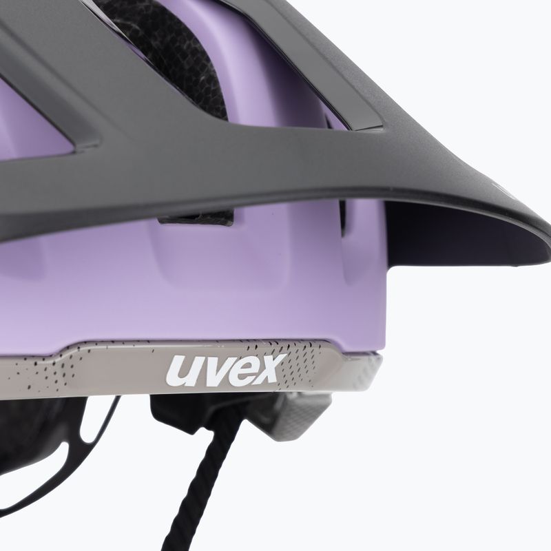 UVEX React MIPS bike helmet lilac/oak matt 7