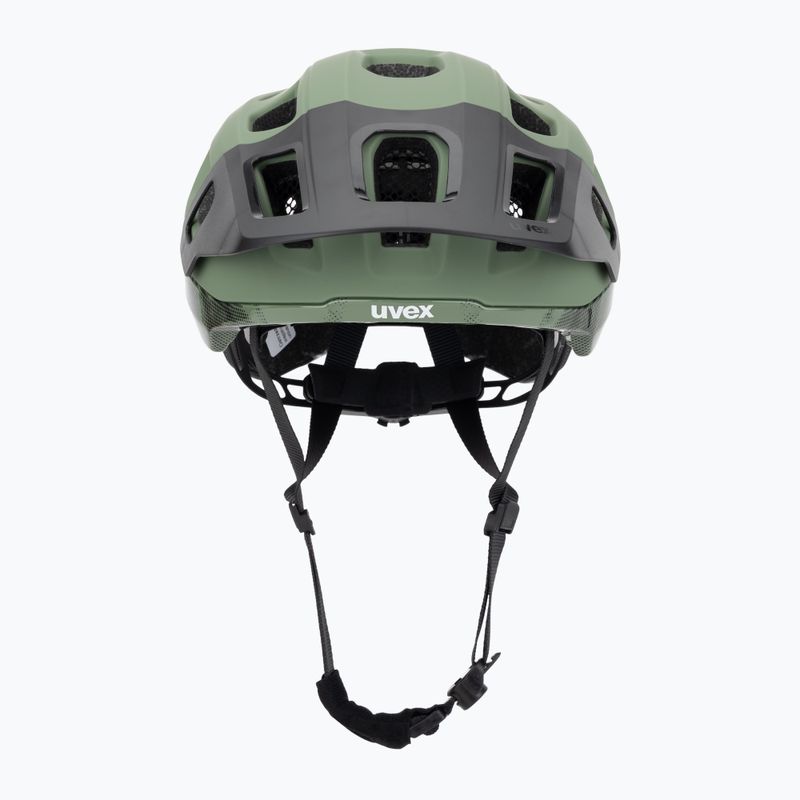 UVEX React MIPS bike helmet moss green/black matt 2