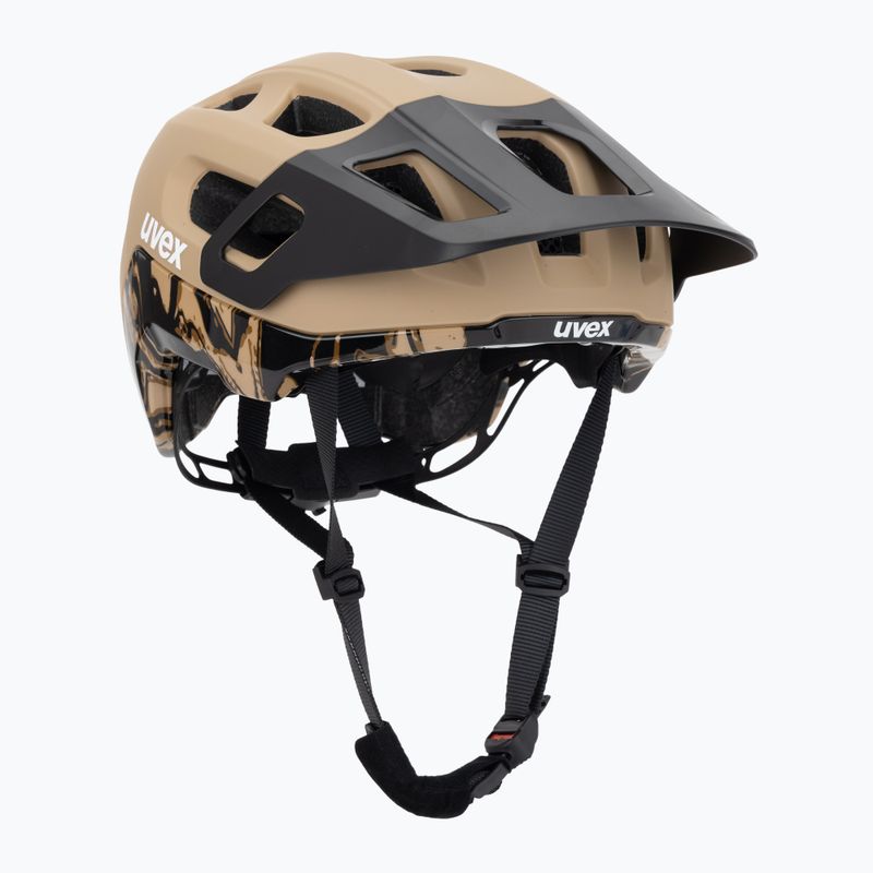 UVEX React MIPS bicycle helmet desert/black matt