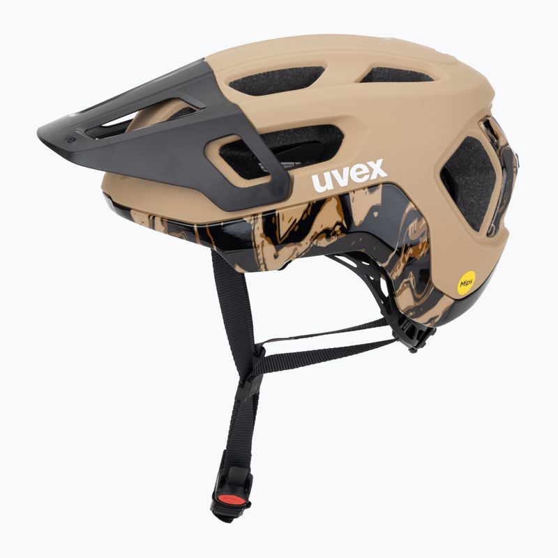 UVEX React MIPS bicycle helmet desert/black matt 3