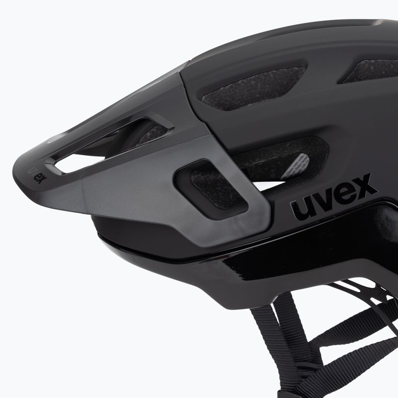 UVEX bike helmet React black matte 7