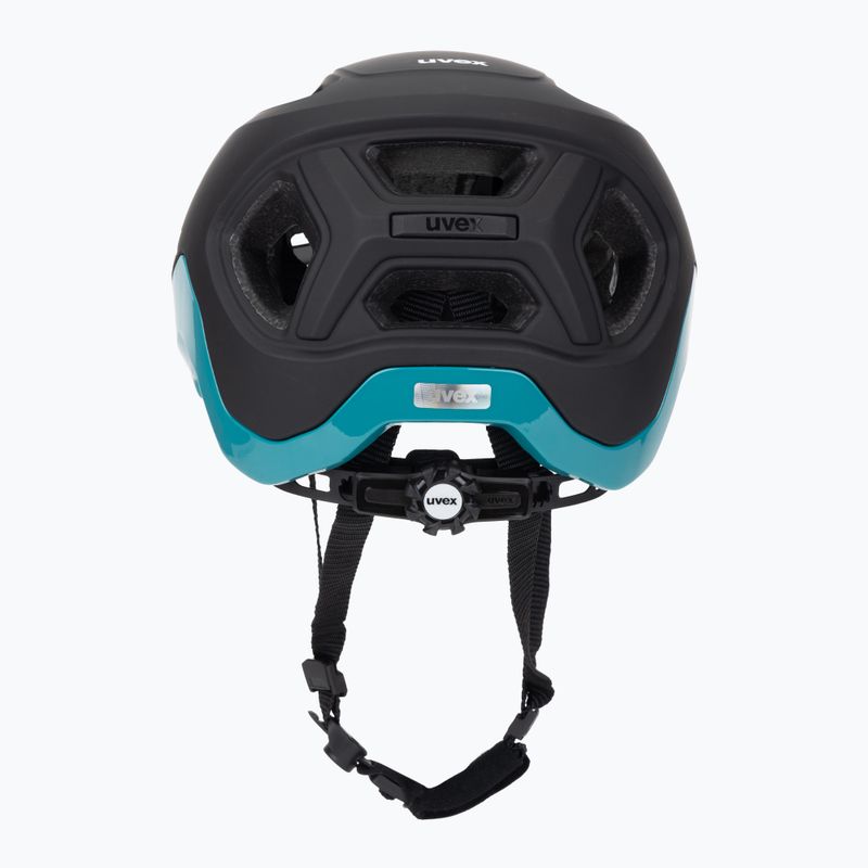 UVEX bike helmet React black/teal matt 4