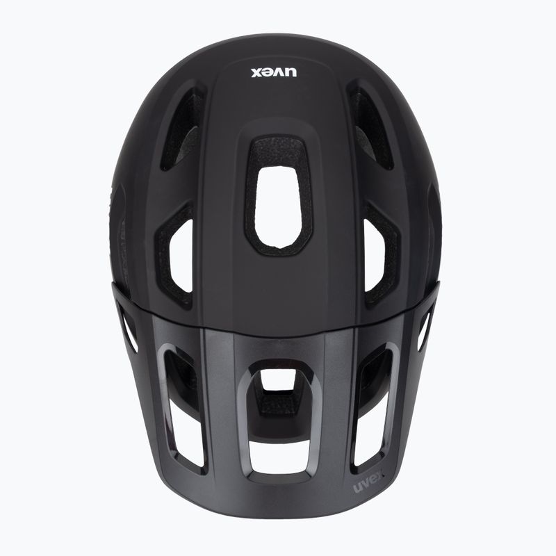 UVEX bike helmet React black/teal matt 6
