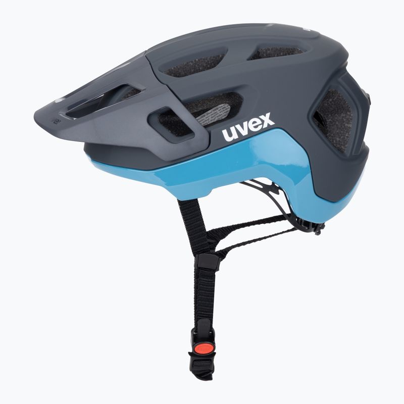 UVEX React deep space/azure matt bicycle helmet 3