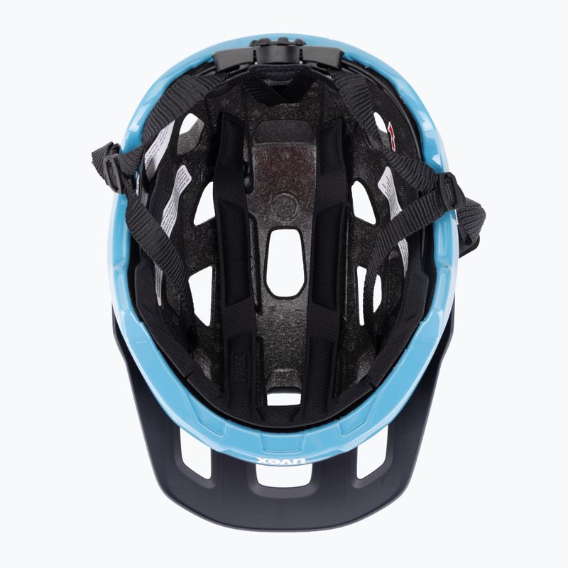 UVEX React deep space/azure matt bicycle helmet 5