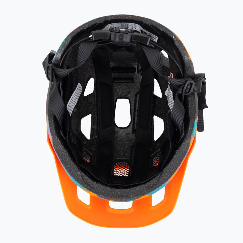 Children's bike helmet UVEX React Jr papaya camo matt 5