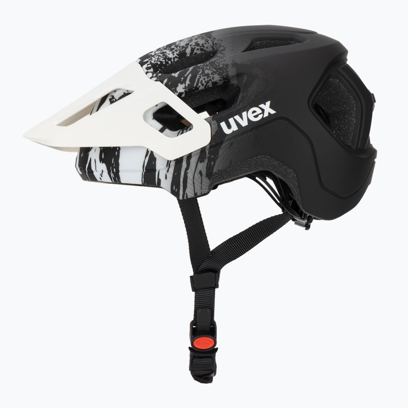 Children's bike helmet UVEX React Jr white/black matt 3